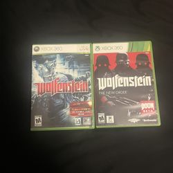 Wolfenstein 1 and Wolfenstein The New Order ,For Xbox 360 (Wolfenstein Bundle)