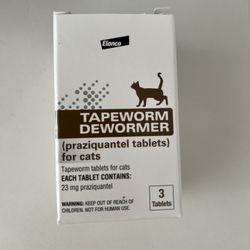 Elanco Dewormer for Tapeworms for Cats, 3 count