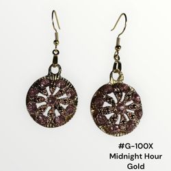 RARE ORIGINAL HANDMADE EARRINGS (GOLD LINE) By: KiAnthony Cypher. #7