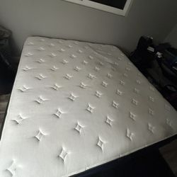California King Mattress and Bedframe