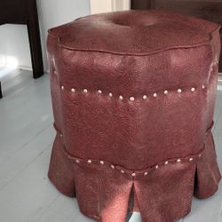 Leather Stool