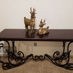 Pier 1 Quentin Console Wrought Iron Table 