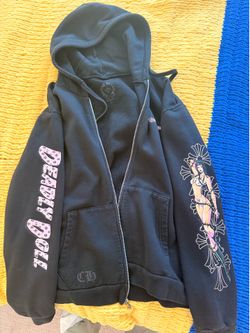 Chrome Hearts x Deadly Doll Zip Up Hoodie