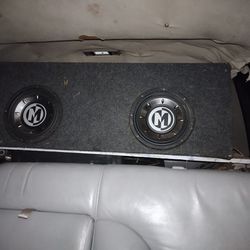 2-10 Inch Memphis Subwoofers With Box $100
