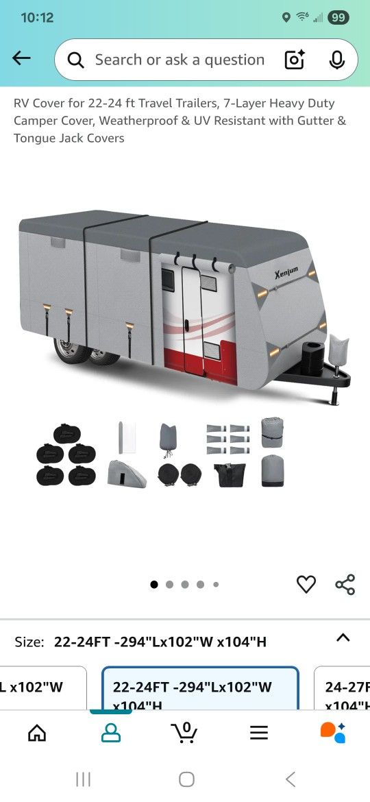 RV Cover - Toy Hauler Cover - Brand New
