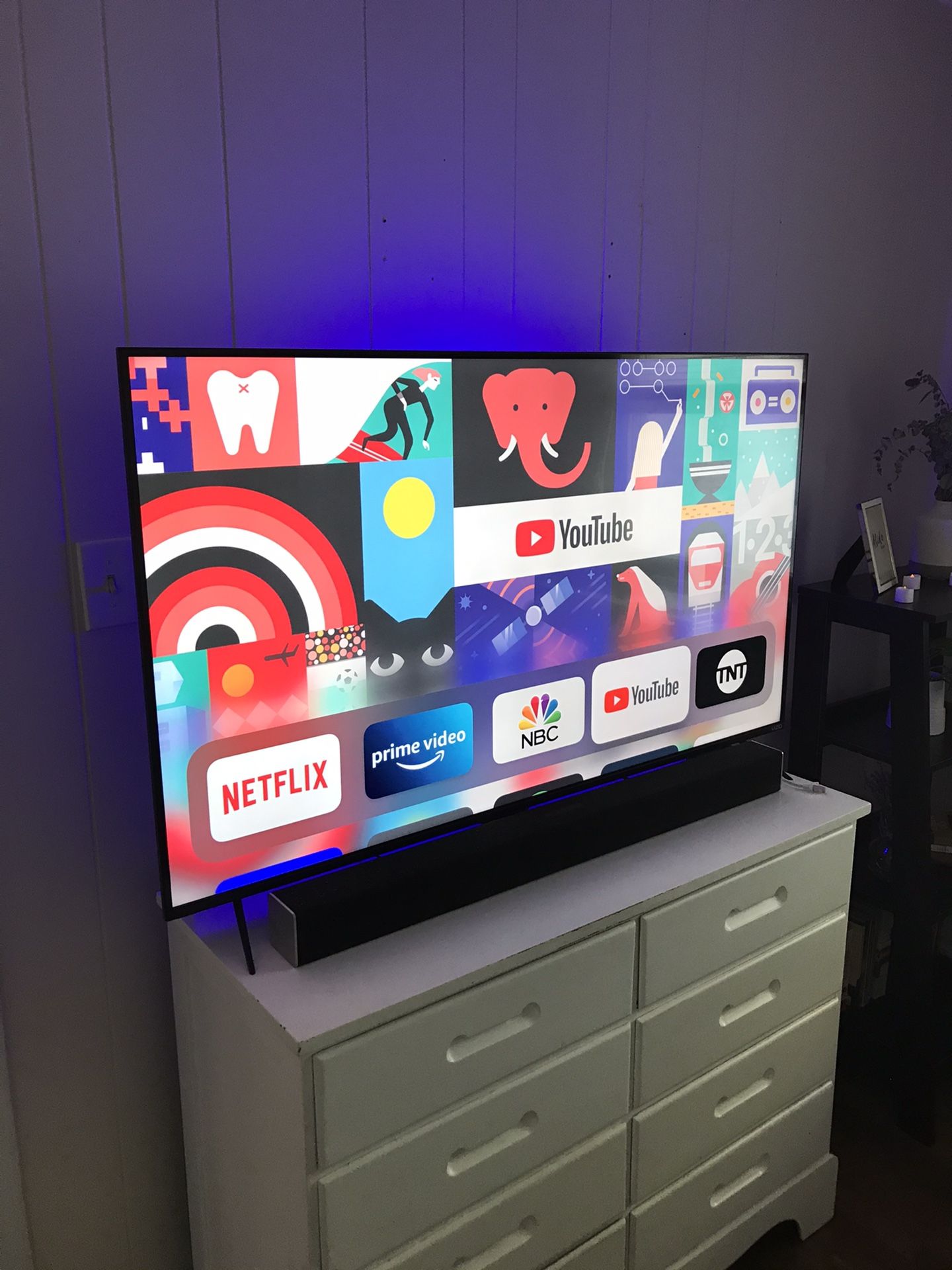 55” Vizio 4K HDR Dolby Vision (Tv Only)