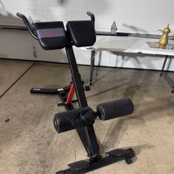 Sunny Health & Fitness Roman Chair / Hyperextension Bench