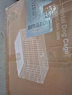 Brand new black metal dog crate 31inch by 20inch