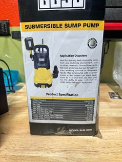 Submersible water pump