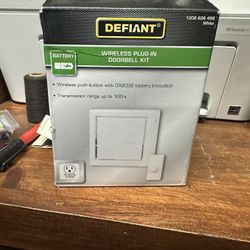 Defiant Wireless plug In Doorbell Kit