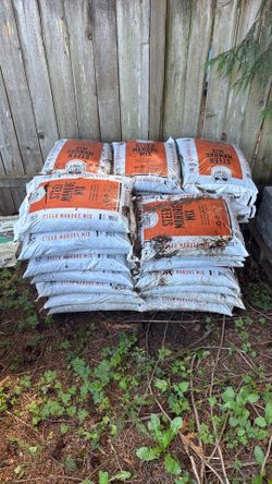 Steer manure mix