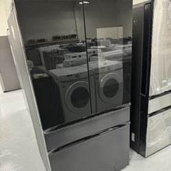 Bespoke Family Hub Fridge Matte Black Glass New 1 Year Warranty 