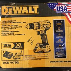 DeWalt DCD797D2 Compact Hammer Drill Kit