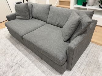 Crate & Barrel Lounge II - Taft Steel, 93”