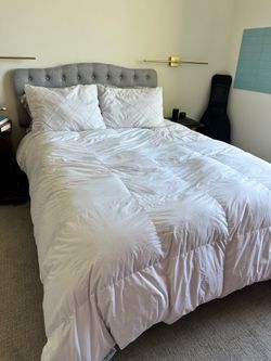 Full Adjustable Bed Set — Sealy Memory Foam Mattress + Platform Base + Headboard | Perfect Condition