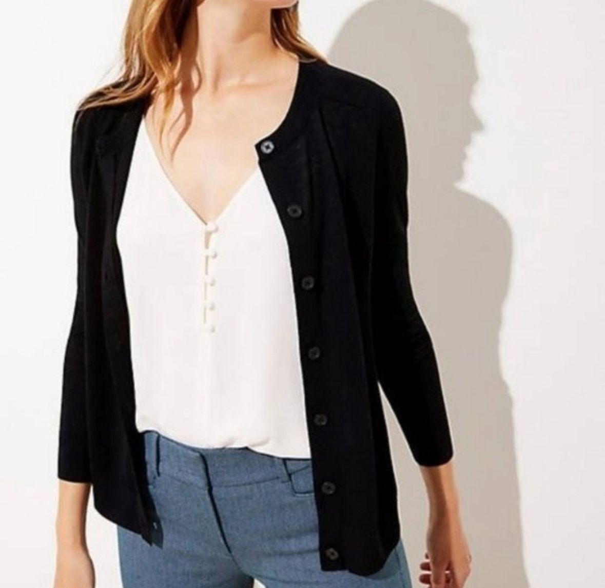 LOFT signature cardigan