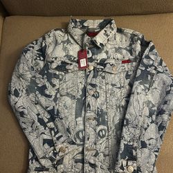 Hous Of Jr Loonie Tunes Denim Jacket Size 10