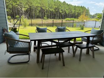 IKEA wooden dining table