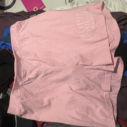 Playboy Shorts Maybe Bike Exercise pink With White