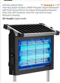Bug zapper sold as is