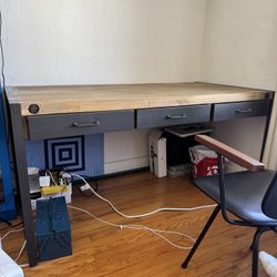 Industrial Mid Century Work Desk