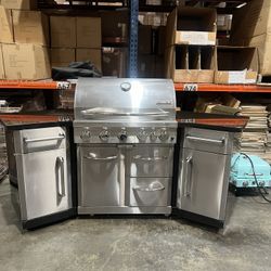 Asador Heavy Duty Island Stainless Steel BBQ Grill 