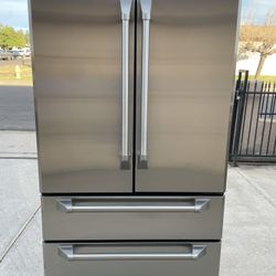 Refrigerator GE Monogram Stainless Steel Counter Depth 