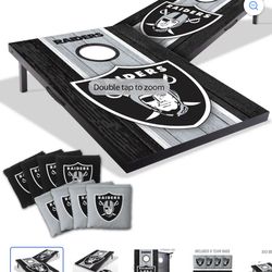 BRAND NEW - Raiders Corn Hole Set