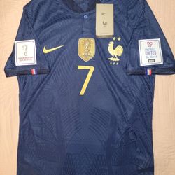 France Home 2022 Qatar World Cup Jersey 