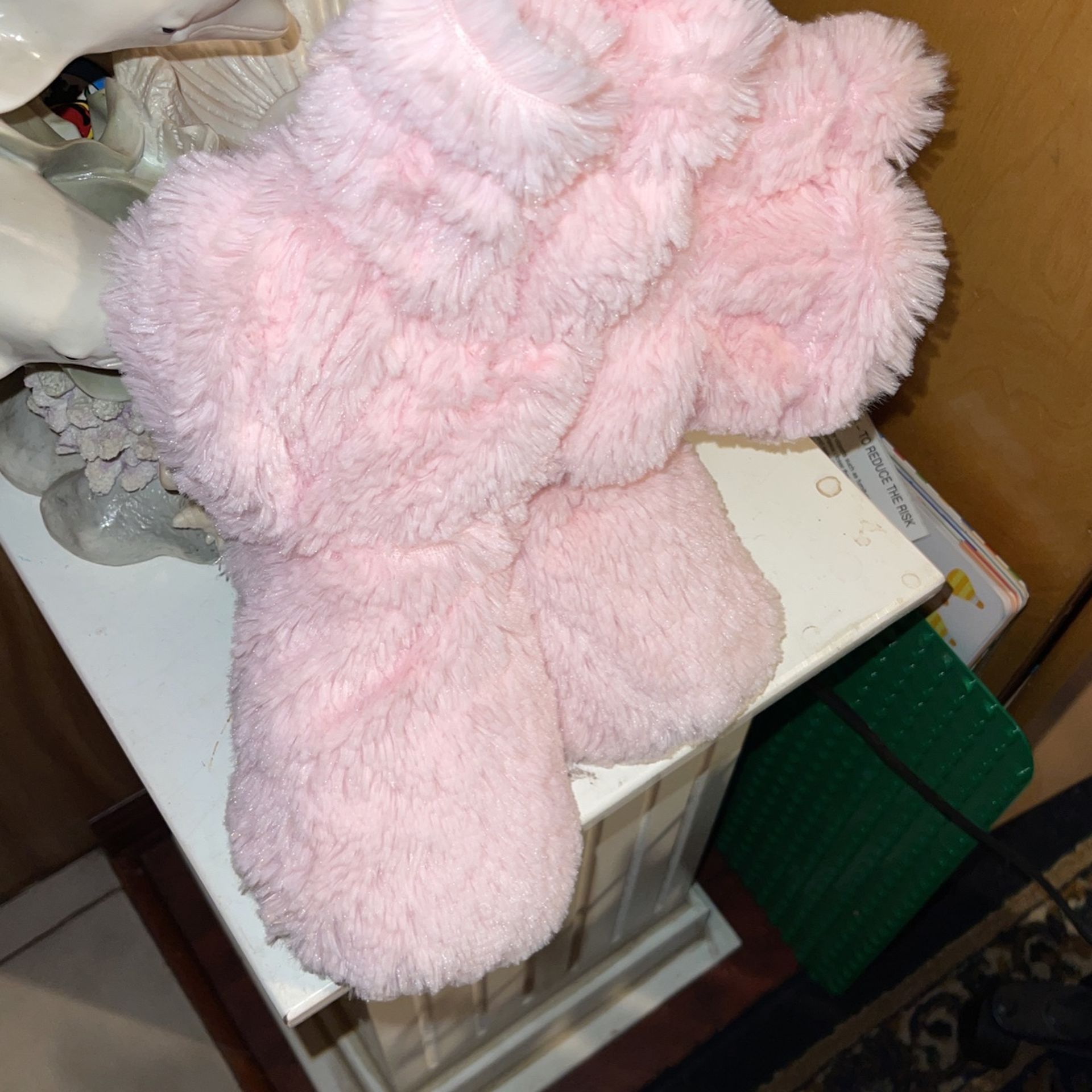 Extremely Warm Microwave Heating Boots New Without Box Pink Color