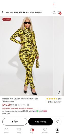 Caution tape costume