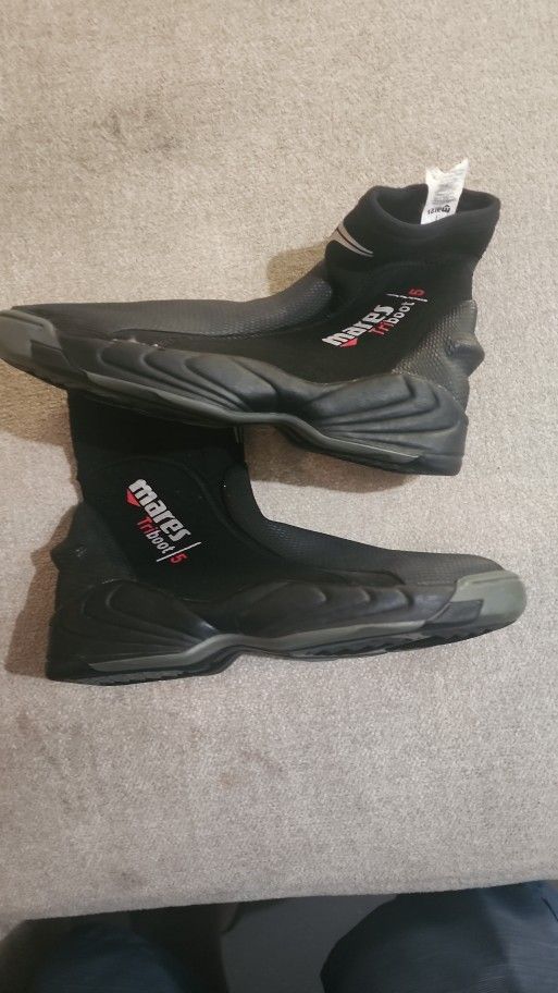 Mares Trilastic Dive Boots 5MM Size 7 Male