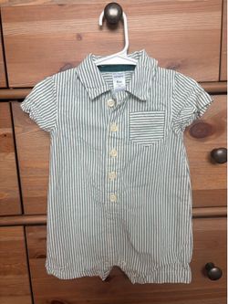 Carters 6M striped romper