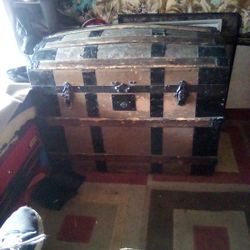 antique dome top chest