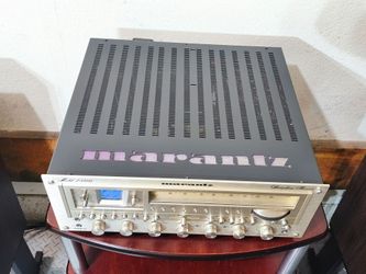 Vintage Marantz 2500 receiver metal cover.