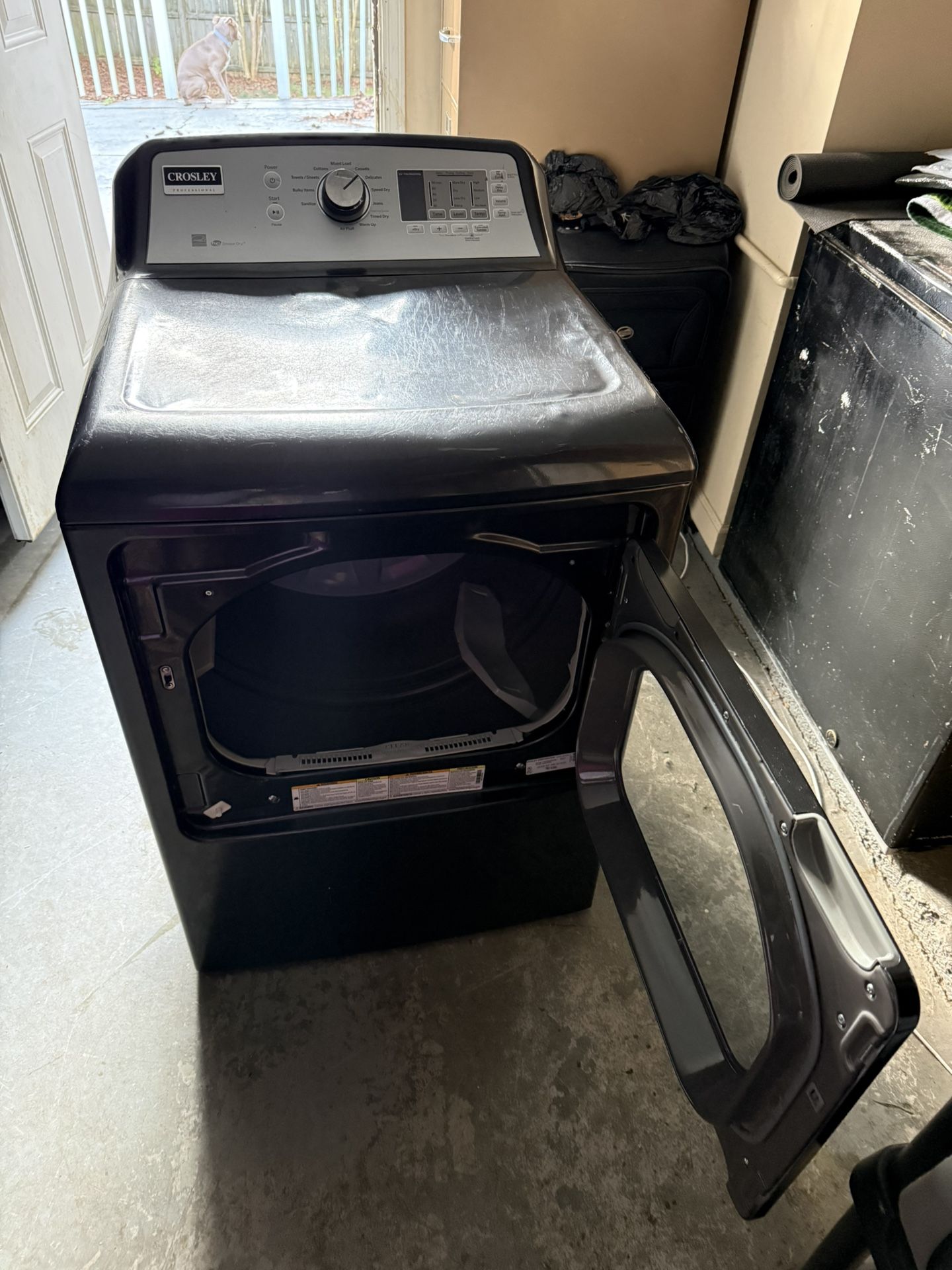Crosley Professional 7.4 cu ft Electric Dryer – Diamond Gray – Excellent Condition