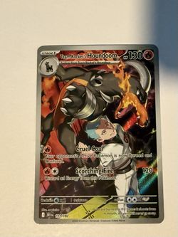 Team Rockets Houndoom Full Art SIR: PSA 10 Candidate!