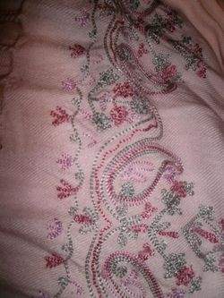 Pink Manto shawl