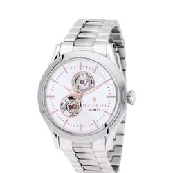 Maserati Men's Tradizione White Dial Automatic Watch unique box/tag R(contact info removed)