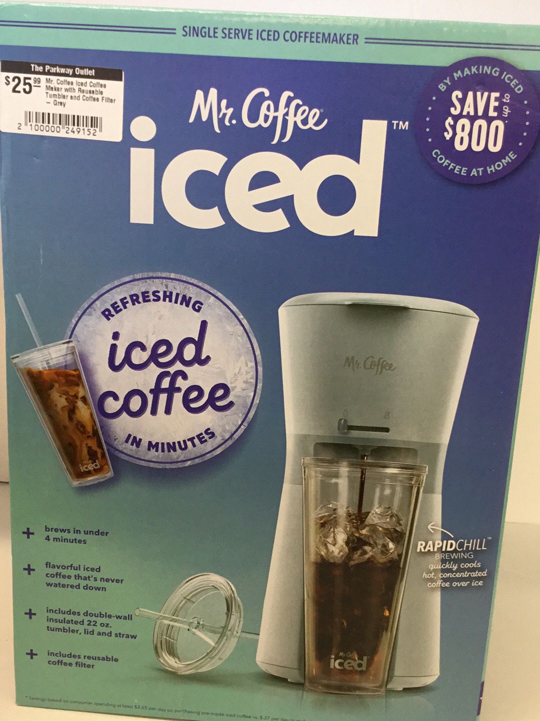 https://offerup.com/redirect/?o=TXIuY29mZmVl Iced Coffee Maker With Reusable Tumbler And Coffee Filter 