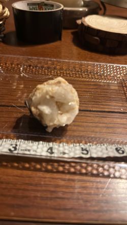quarts crystal milk vein with natural orange staining
