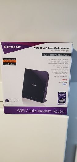 Netgear AC1600 WiFi cable modem/router
