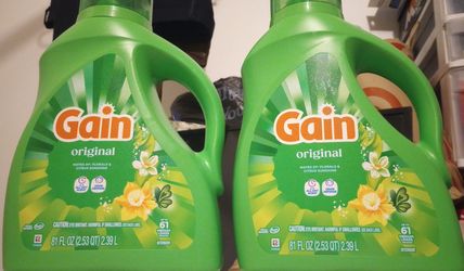 Gain Laundry Detergent (81 FL Oz) - 2 for $20