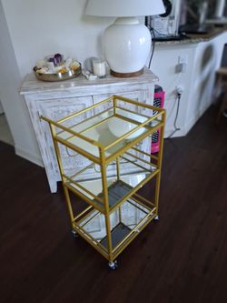 Bar Cart H32" W17" D13"
