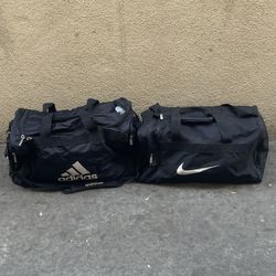 Black Gym Duffle Bags Nike & Adidas Heavy Duty Sports Shoulder Bag