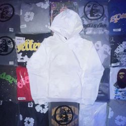 White denim tear Large and M