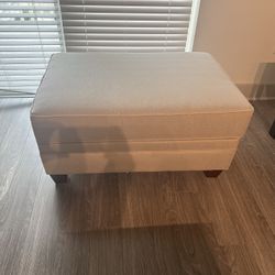 Beige Ottoman