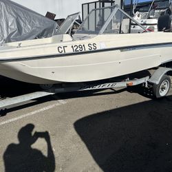 14’ Glastron Open Bow 
