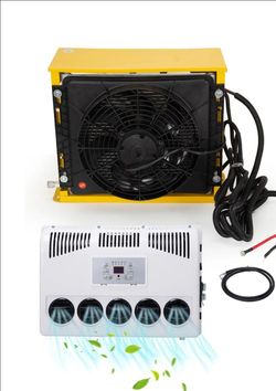 Used good. 12V Split Truck Auto Cab Air Conditioner AC Fits Semi Trucks Bus RV Caravan .without remote