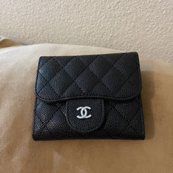 Chan€l Black Wallet Cardholders